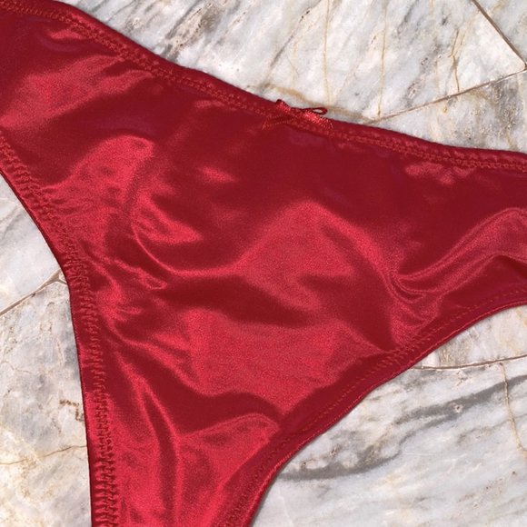 Very Sexy V-string Panties Strappy Triple Strap Thong  Red Jingle Bell Santa - Picture 3 of 7